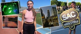 Ally, 20, om tiden i USA: "En tjej sköts ned 50 meter ifrån oss"