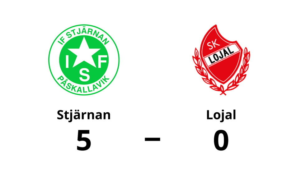 IF Stjärnan vann mot SK Lojal