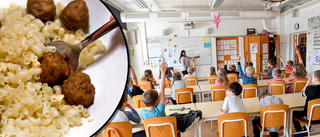 FÖRSLAG: Köttbullar och makaroner varje dag i skolan