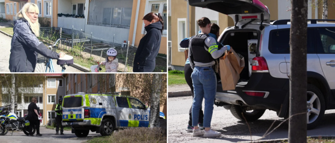 Polisjakt på E4 slutade i Luleå – tre personer anhållna