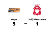 Drömstart för Onyx - vann mot Solfjäderstaden