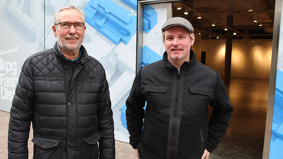Tommy Kullman och Klas Högquist, delägare till Ronaldos, öppnar nytt på Repslagaregatan, mitt emot Systembolaget.