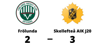 Seger för Skellefteå AIK J20 mot Frölunda