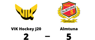 Seger för Almtuna med 5-2 mot VIK Hockey J20