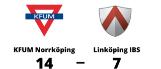 Bortaförlust för Linköping IBS - 7-14 mot KFUM Norrköping
