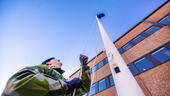 Natoflaggan i topp i Boden: "Norrbotten har ett strategiskt läge"