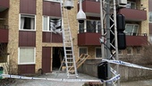 JUST NU: Kraftig explosion – fönster utblåsta på flerfamiljshus