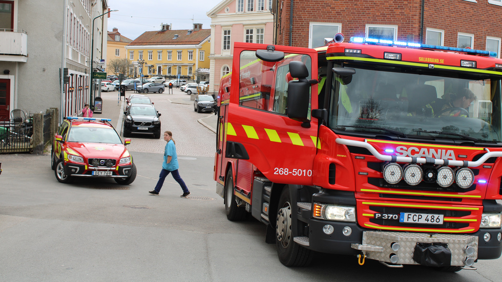 Räddningstjänsten ryckte ut till en fastighet på Norrtullsgatan i Vimmerby efter ett brandlarm.