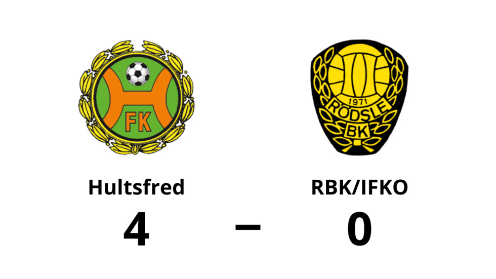 Hultsfreds FK vann mot RBK/IFKO