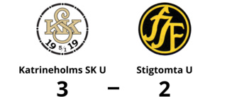 Knapp seger för Katrineholms SK U mot Stigtomta U