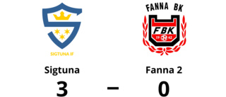 Fanna 2 föll mot Sigtuna med 0-3