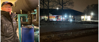 Brand i ACT-hallen i Västervik – upptäcktes av ismaskinsföraren