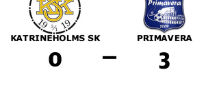 Primavera segrade mot Katrineholms SK på bortaplan