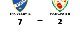 IFK Visby B utklassade Hangvar B på hemmaplan