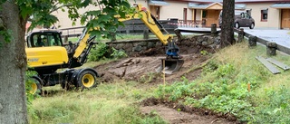 Här börjar arbetet med en askgravlund på orten