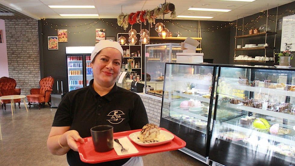 Rowaida Nijim hoppas La Vida café ska bli ett ställe folk pratar om och där man trivs och umgås. "Folk kommer från många olika orter, både i kommunen och utanför. Utmaningen ligger i att göra det till ett ställe som passar alla", säger hon.