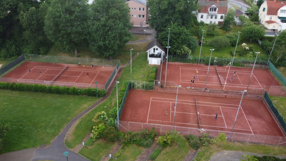 Tennisbanor i Vimmerby.