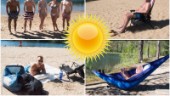 Njuter av sommaren på "Bodens riviera": "Man får sommarfeeling"