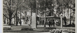 Folkets Park en vårdag på 1940-talet