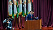 Tillfällig premiärminister svärs in i Libyen