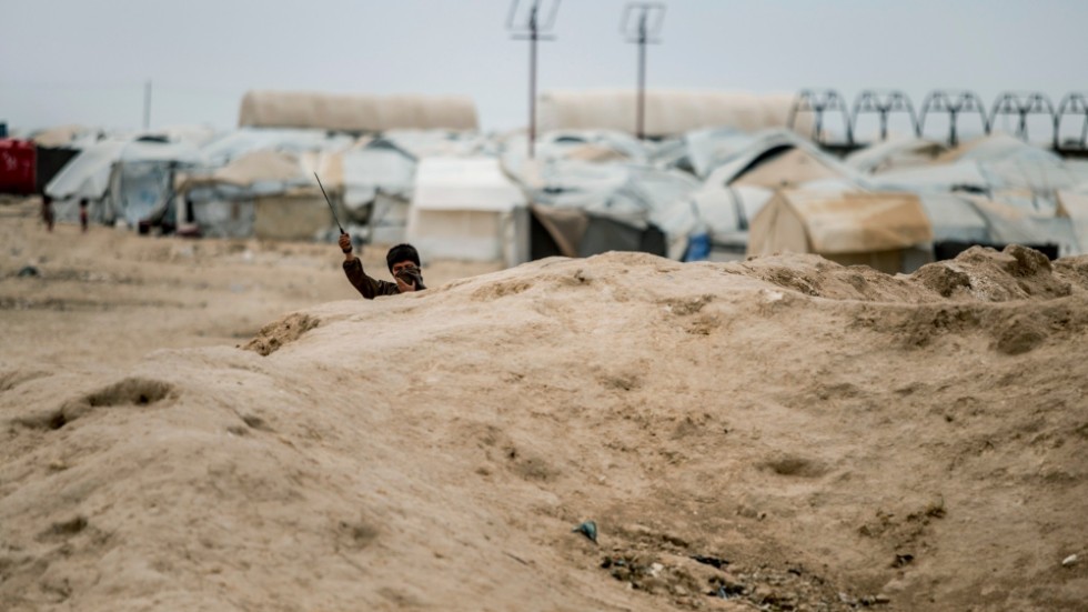 Lägret al-Hol i norra Syrien, där IS-kvinnorna har suttit.