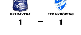 Delad pott för Primavera och IFK Nyköping