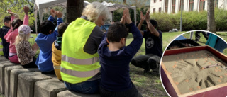 Förskolebarnens betongkonst snart på plats i Nyköpings hamn