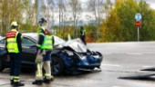 Trafikolycka i Herstadberg – tre fordon har kolliderat