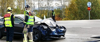 Trafikolycka i Herstadberg – tre fordon har kolliderat