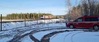 Gasollukt stoppade tåg mellan Älvsbyn och Boden