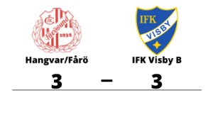 Hangvar/Fårö och IFK Visby B delade på poängen