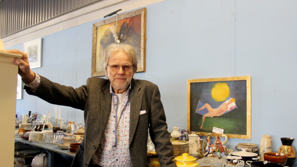 "Jag kan säga på mitt hjärta att jag är mer än nöjd." säger Lloyd Eriksson om konstutställningen. 