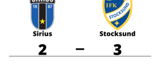 Sirius föll mot Stocksund på hemmaplan