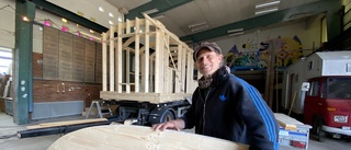 Jan bygger tiny houses för de som söker alternativt boende: "Jag har fastnat för cirkusvagnsstil på lastbilssläp"