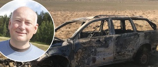 Ännu ett bränt bilvrak upptäckt på Malmby flygfält – andra på ett halvår: "Det är jättetråkigt"
