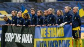 Svensk manifestation för Ukraina inför avspark