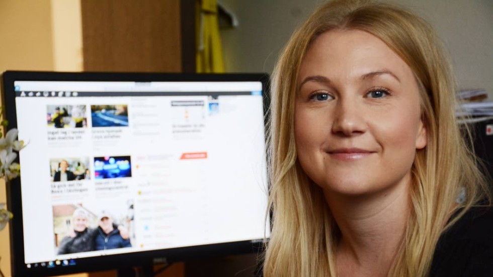 Jenn  Hultberg är ny nyhetschef på Vimmerby Tidning/Kinda-Posten. Hon ser med spänning på de stora digitala satsningarna som nu sker på redaktionen.