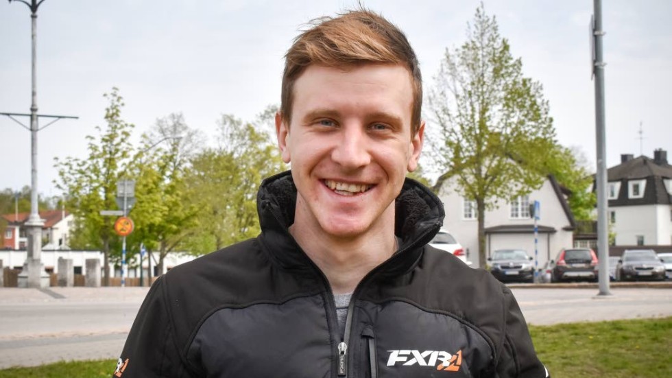 Filip Bengtsson blev tvåa i SM-deltävlingen i Årsunda.