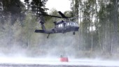 Helikoptrar sätts in mot bränder