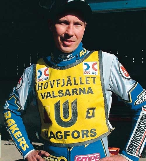 Regerande svenske mästaren Stefan Dannö från Valsarna.
