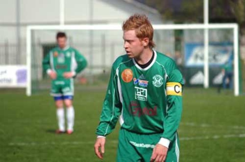 Morgan Pihl gjorde mål och var en av HFK:s bästa spelare när laget spelade oavgjort 1-1 borta mot Alvesta.