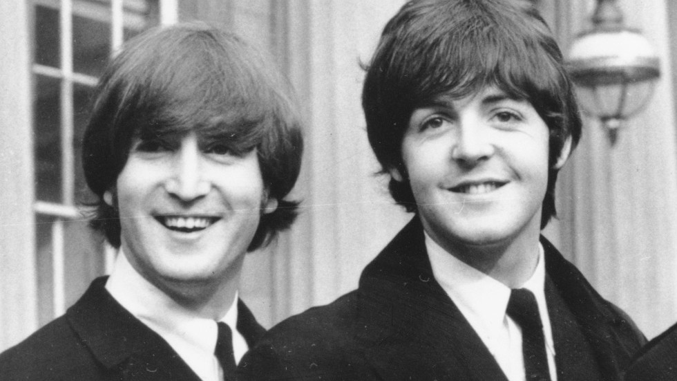 John Lennon och Paul McCartney repeterade i det nu sålda huset på Blomfield Road i Liverpool. Arkivbild.