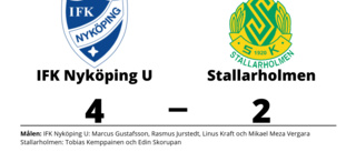 Ombytta roller när IFK Nyköping U besegrade Stallarholmen