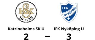 Formstarka IFK Nyköping U tog ny seger mot Katrineholms SK U