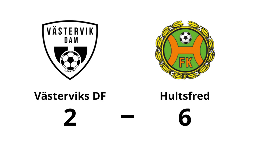 Västerviks DF förlorade mot Hultsfreds FK