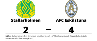 Ombytta roller när AFC Eskilstuna besegrade Stallarholmen