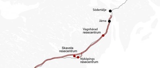 Ostlänken drar framåt – lokal väg styrs om genom tunnel ✓Nu synas sträckan Sillekrog-Sjösa