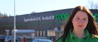 Vimmerbybon Hanna, 25, ny butikschef för Coop i grannkommunen