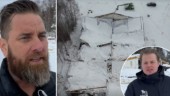 Vd:n på plats efter raset: ”Mycket känslor” • TV: Se förödelsen