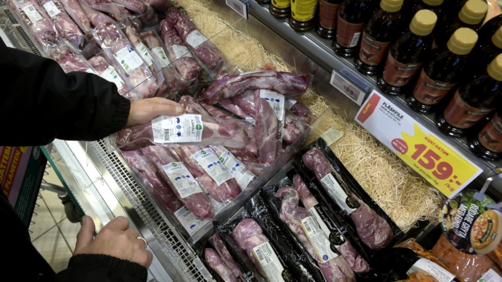Sverige importerar mer kött från utlandet. Arkivbild.